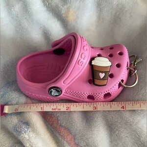 New handmade keychain CROCS keychain bag charm